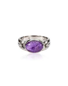 DIAMOND WITH BLUE SAPPHIRE Ring  (EC001129WGR)
