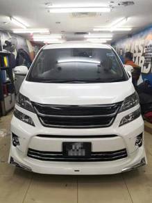 Vellfire anh20 front skirt bodykit