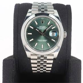 Brand New May 2026 Rolex Datejust 41 Mint Green