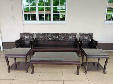 Set Sofa Rosewood With Pearl