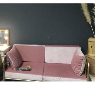 Pink sofa