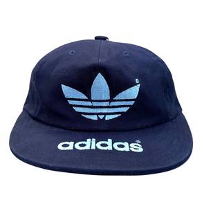 (S/55CM) Vintage 80s Adidas JP Strapback Navy Cap