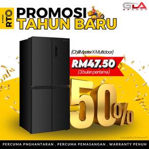 Ansuran Fridge Peti Ais 4 Door Khind Muar