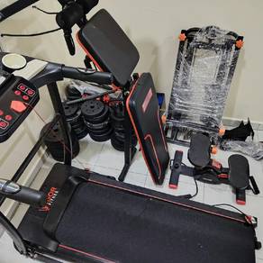 Alat gym dah berhabuk