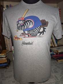 Crazy Shirts Hawaii T-shirt Baseball BKliban Tee