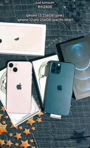 iphone 12 pro 256gb + iphone 13 256gb