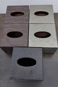 Kotak Tisu Premium - Leather Like (Square Edition)