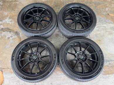 Sport rim second 17 wedsport tc105n siap tayar fc