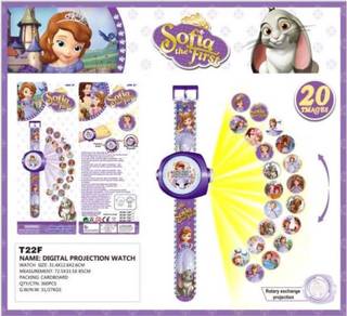 3D Digital Projection Watch Jam - SOFIA THE FIRST