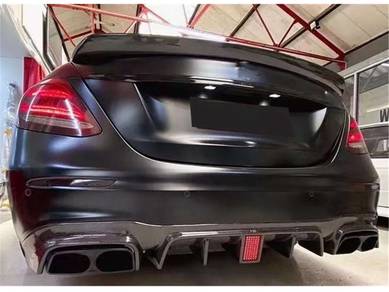 Mercedes W213 Brabus Diffuser Carbon Exhaust Tips