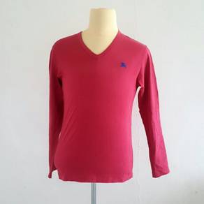 Burberry V-Neck Long Sleeve Res T-shirt