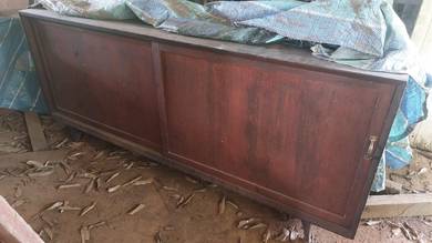 gerobok kasut kayu jati lama