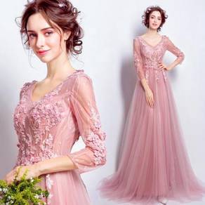 Pink wedding bridal prom dress ball gown RB0397