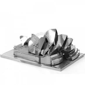 3D Nano Steel Laser Cut Puzzle -Sydney Opera House