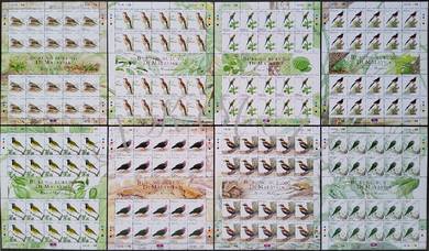 Birds of Malaysia Stamp Sheet Set 2005