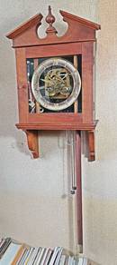 Unique Steampunk Wall Clock with an Antique Mechan