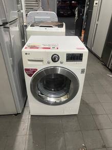 LG front load hot washer washing machine 8.0 kg