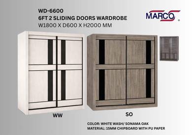 6X7 FT Sliding Wardrobe WD-6600