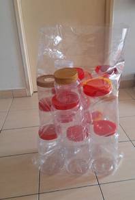 Clean transparent containers 1bag
