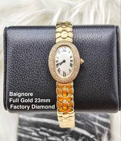 Cartier Baignoire 23mm Factory Diamond Full Diamon