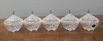 Crystal d'arques trinket box ring holder 5