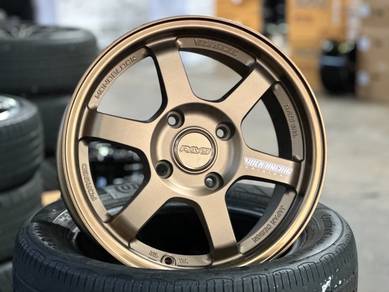 NEW 15 AOW TE37 Rim Persona Iriz Satria Neo Saga