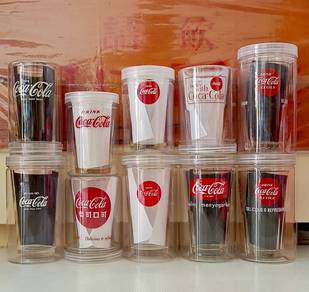 Lot Coca-Cola Malaysia Old Glasses