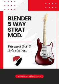 Electric Guitar Blender 5 Way Strat Mod./Upgrade