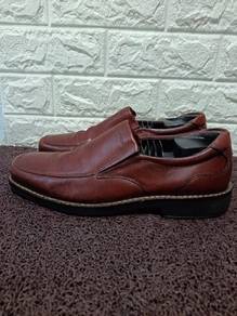uk7 Ecco Slip-on Leather Shoes