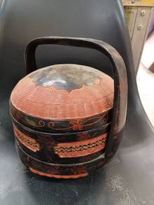 Vintage Peranakan Wedding Basket (Bakul Siah)