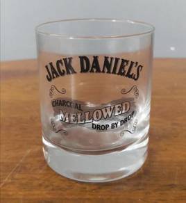 Jack Daniel's charcoal mellowed glass cup