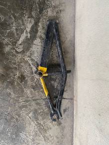 Black and Yellow BMX Bicycle Frame