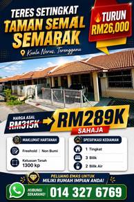 Terraced House For Sale in Kuala Nerus,TRG