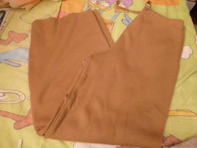 (二手 2nd hand) 啡色長褲 light brown trousers