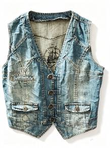 Lee Cooper Denim Classic Vest