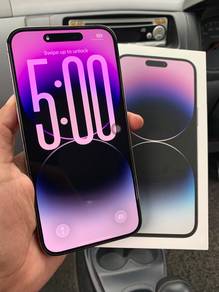 Iphone 14 Pro Max 128gb ZP Set Deep Purple Cantik