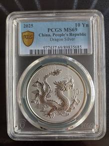 2025 China Dragon Silver Coin