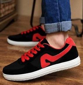0244 Black Trendy Sneakers Smart Men Casual Shoes