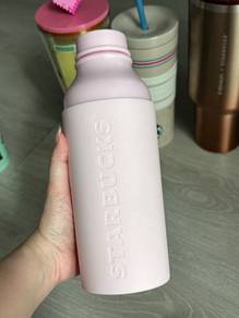 Starbucks Pink Tumbler with Sleeve Cats 16oz