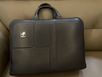 Bottega Veneta Ori Men Document Briefcase Leather