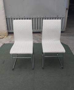 YD74P Kerusi Makan Dining Chair PU Base Metal Leg