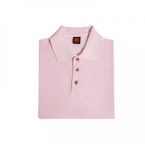 T-shirt Plain Polo Oren Sport Short Sleeve Pink