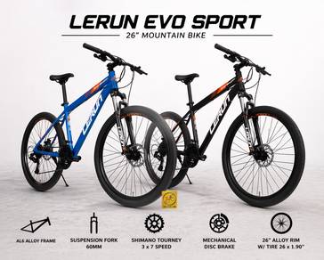LERUN EVO SPORT 26 MTB / Shimano Tourney 21 Speed