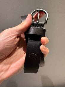 Harley Davidson oval buckle leather belt
