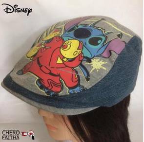 CRFT1244 disney lilo & stitch aloha beret flat hat