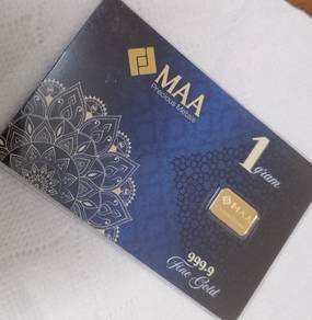 Gold bar 999.9 (1gram)