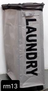 Laundry basket with wheels 45L