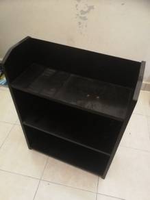Black Wooden Book Cabinet TY975