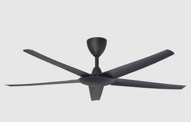 Cosa 56" 5 Blades Ceiling Fan R/C EX95B56 BLACK