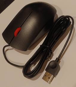 Wired Lenovo Essential USB Mouse (Model 4Y50R20863